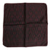 Dolce & Gabbana Maroon Black Printed Square Men Foulard Scarf
